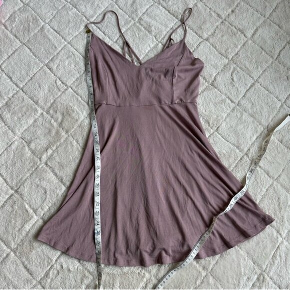 Lulu's | Shore Thing Mauve Skater Dress | Size Large - Picture 14 of 14